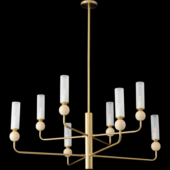 Люстра Crystal Lux SIMPLY SP8 BRASS 4080/308