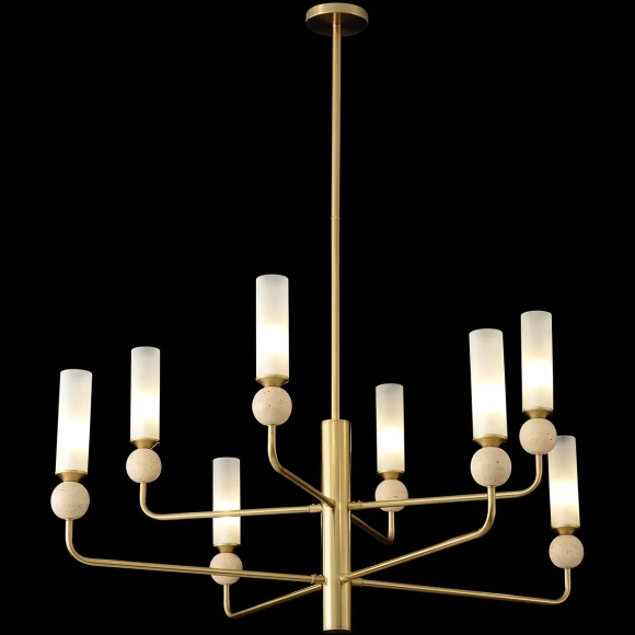 Люстра Crystal Lux SIMPLY SP8 BRASS 4080/308