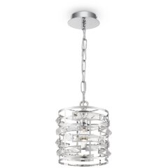 Подвесной светильник хрустальный Frontera MOD067PL-01CH Подвесной светильник хрустальный Frontera MOD067PL-01CH