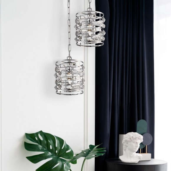 Подвесной светильник хрустальный Frontera MOD067PL-01CH