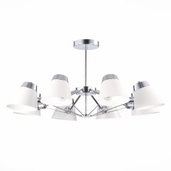 SLE155802-08 Светильник потолочный Хром/Белый E14 8*40W VARIO SLE155802-08 Светильник потолочный Хром/Белый E14 8*40W VARIO