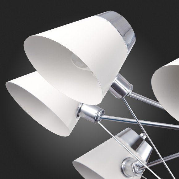 SLE155802-08 Светильник потолочный Хром/Белый E14 8*40W VARIO