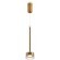 Freya Herb FR5633PL-L6BS Дизайнерский подвесной светильник в стиле модерн и ар-деко, LED 6 Вт, 3000К, CRI 80, 250 лм, 120°, 220V, диаметр 100 мм, высота 640-2520 мм, металл цвета латунь, плафон стекло прозрачное