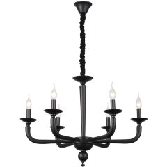 SL1114.403.06 Люстра подвесная ST-Luce Черный E14 6*40W FORTEZA