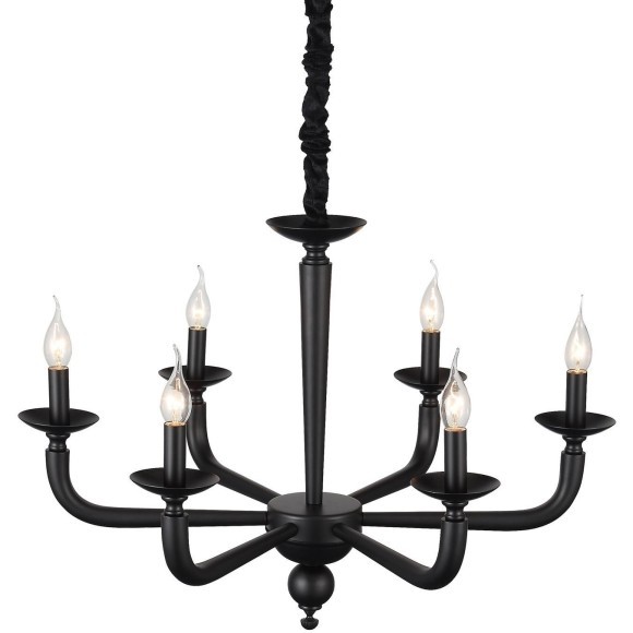 SL1114.403.06 Люстра подвесная ST-Luce Черный E14 6*40W FORTEZA