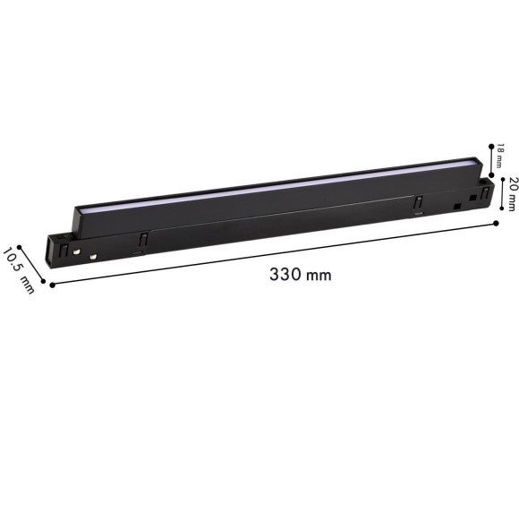 4578-1U Трековый магнитный светодиодный SMART (TUYA, Алиса, Bluetooth, Wi-Fi) светильник Favourite Logica 48V CRI90+ 3000-6000К 300Лм 100° 8 4578-1U Трековый магнитный светодиодный SMART (TUYA, Алиса, Bluetooth, Wi-Fi) светильник Favourite Logica 48V CRI90+ 3000-6000К 300Лм 100° 8