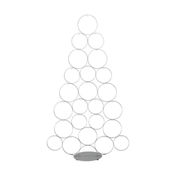 427418 BALLYMENA Рождественское украшение ель H-1090 металл серебряный