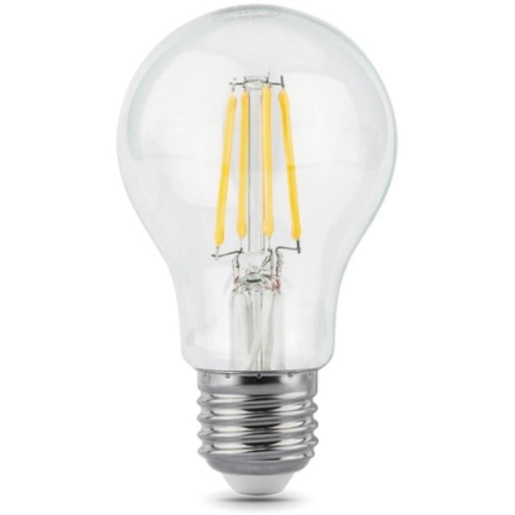 102802108 Лампа Gauss Filament А60 8W 740lm 2700К Е27 LED 1/10/40