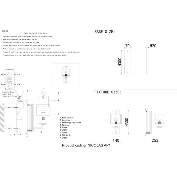 Бра Crystal Lux NICOLAS AP1 GOLD/WHITE Бра Crystal Lux NICOLAS AP1 GOLD/WHITE