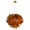 10593/600 Gold Loft IT CLIZIA Золотой подвесной светильник, 4 лампы E27, металлическое основание и пластиковый плафон, IP20