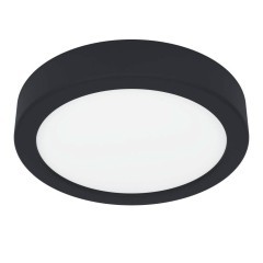 900637 Накладной светильник FUEVA 5, 11W (LED), 3000K, IP44, ?160, сталь, черный / пластик, белый 900637 Накладной светильник FUEVA 5, 11W (LED), 3000K, IP44, ?160, сталь, черный / пластик, белый