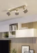 Матовый никель - накладной спот EGLO 901047 под 3 LED-лампы E14, макс. 7,5Вт каждая, арматура из стали, плафоны из серого и белого текстиля, подключение 220В, длина 430 мм, ширина 90 мм, высота 185 мм Матовый никель - накладной спот EGLO 901047 под 3 LED-лампы E14, макс. 7,5Вт каждая, арматура из стали, плафоны из серого и белого текстиля, подключение 220В, длина 430 мм, ширина 90 мм, высота 185 мм