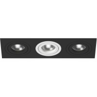 Встраиваемый светильник Lightstar i537070607 Intero 16 под лампы 3xGU10 150W