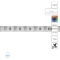Arte Lamp A2406010-02-RGB Светодиодная влагозащищенная лента RGB, длина 5м, ширина 10 мм, SMD5050 14,4Вт/м (на канал 4,8Вт/м) 310Лм/м (R:75Лм G:190 B:45) 120° CRI90+ IP65 24В, кратность резки 100мм, -20°...+45°C