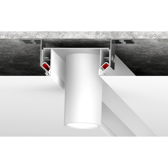 Профиль-ниша 2м белая для гарпунного натяжного потолка Denkirs Flod DK5850-WH