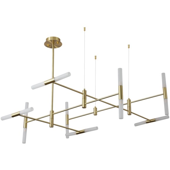 SL1216.203.16 Светильник подвесной ST-Luce Матово золотистый/Белый G9 16*5W 4000K RIMINI