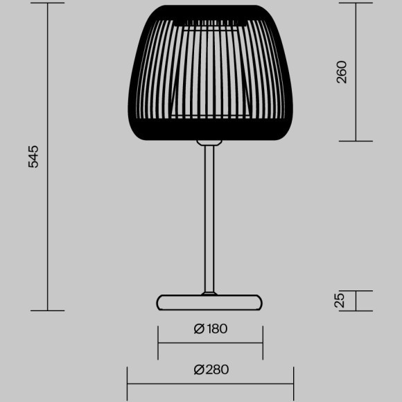 Настольный светильник Maytoni MOD409TL-01B Настольный светильник Maytoni MOD409TL-01B