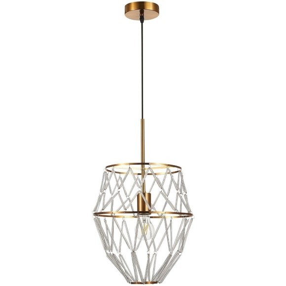 SL1016.213.01 Светильник подвесной ST-Luce Золотистый/Золотистый, Прозрачный E27 1*60W NARRIO SL1016.213.01 Светильник подвесной ST-Luce Золотистый/Золотистый, Прозрачный E27 1*60W NARRIO