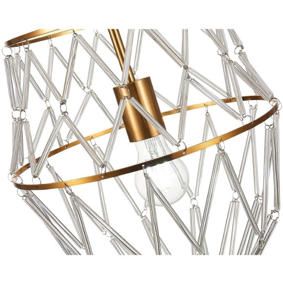 SL1016.213.01 Светильник подвесной ST-Luce Золотистый/Золотистый, Прозрачный E27 1*60W NARRIO SL1016.213.01 Светильник подвесной ST-Luce Золотистый/Золотистый, Прозрачный E27 1*60W NARRIO