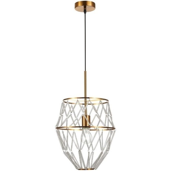 SL1016.213.01 Светильник подвесной ST-Luce Золотистый/Золотистый, Прозрачный E27 1*60W NARRIO SL1016.213.01 Светильник подвесной ST-Luce Золотистый/Золотистый, Прозрачный E27 1*60W NARRIO