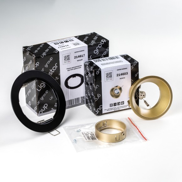 Комплект со светильником Domino Lightstar D61703GMOD