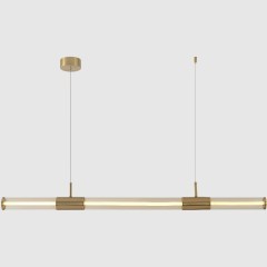 Светильник подвесной Crystal Lux LINEUP SP24W LED BRASS 3760/224 Светильник подвесной Crystal Lux LINEUP SP24W LED BRASS 3760/224