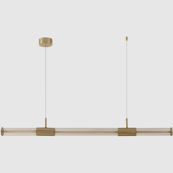 Светильник подвесной Crystal Lux LINEUP SP24W LED BRASS 3760/224