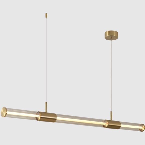 Светильник подвесной Crystal Lux LINEUP SP24W LED BRASS 3760/224