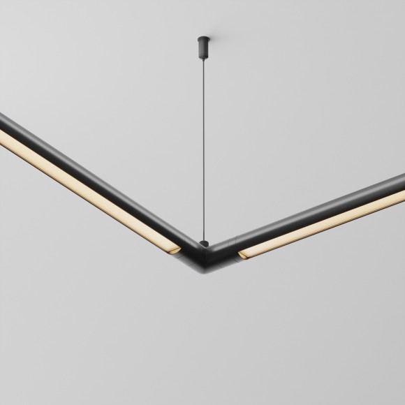 Угловой коннектор для системы Maytoni Shelf без ввода питания CA014CL-B