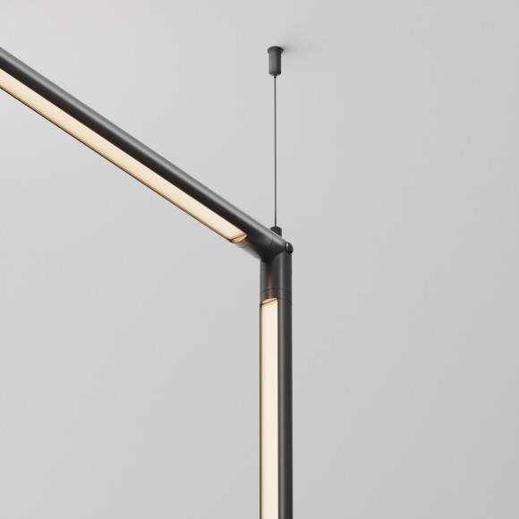 Угловой коннектор для системы Maytoni Shelf без ввода питания CA014CL-B