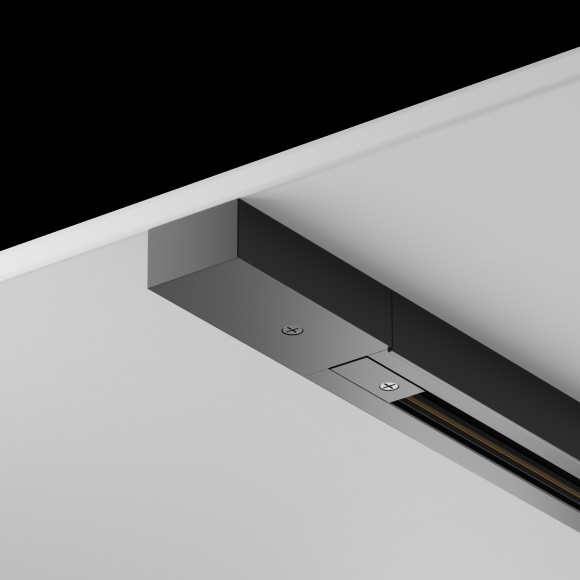 3м черный однофазный двужильный накладной шинопровод Maytoni TRX001-113B