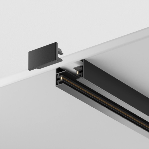 3м черный однофазный двужильный накладной шинопровод Maytoni TRX001-113B