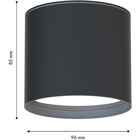 4663-1U, уличный светильник, D96xH85, 1xGX53LEDx15W, IP54, excluded