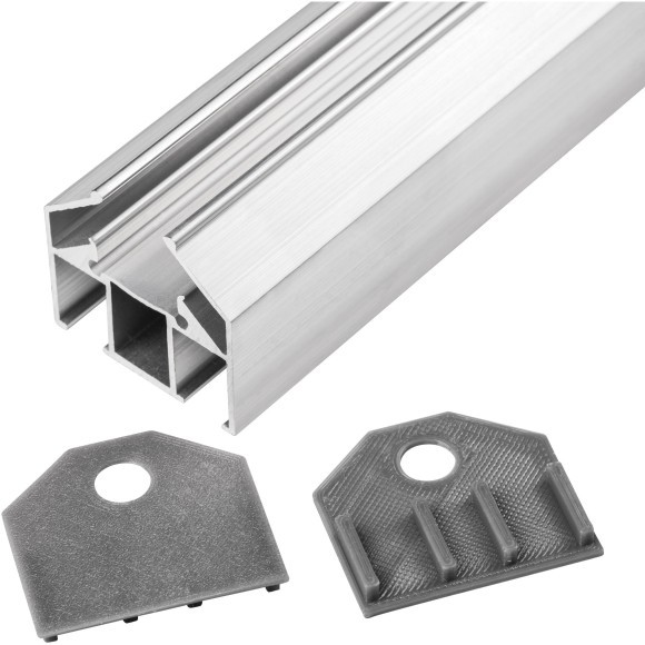 506420 Профиль металлический 2 м для монтажа треков LINEA 5060ХХ в ПВХ потолок