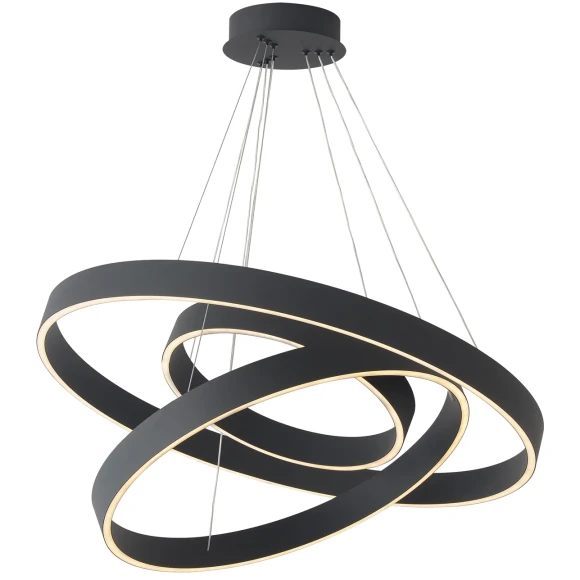 Люстра Crystal Lux TRON SP158W LED BLACK 4040/303