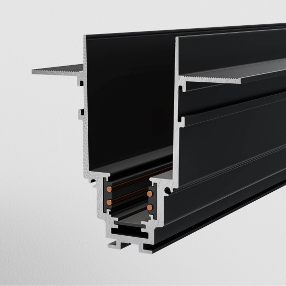 Магнитный 2м встраиваемый в ГКЛ 12.5мм шинопровод Maytoni Gravity TRX004-223B Магнитный 2м встраиваемый в ГКЛ 12.5мм шинопровод Maytoni Gravity TRX004-223B