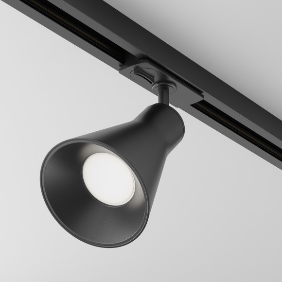 Однофазный двужильный трековый светильник Maytoni Unity TR022-1-GU10-B Virar под сменную лампу GU10