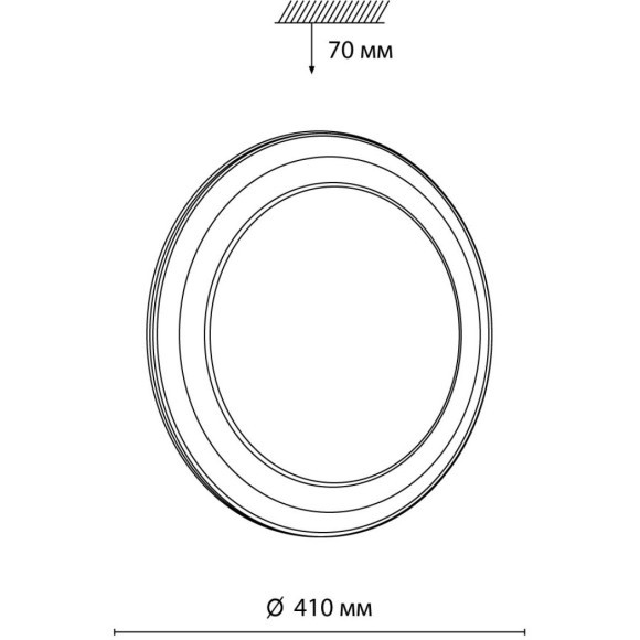 7617/DLN PALE SN 151 Светильник пластик/белый LED 48Вт 3000/4000/6000K D410 IP43 CCT SETTA 7617/DLN PALE SN 151 Светильник пластик/белый LED 48Вт 3000/4000/6000K D410 IP43 CCT SETTA