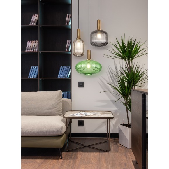 Подвесной светильник с 1 плафоном Freya FR8012PL-01AM Zelma под лампу 1xE27 40W