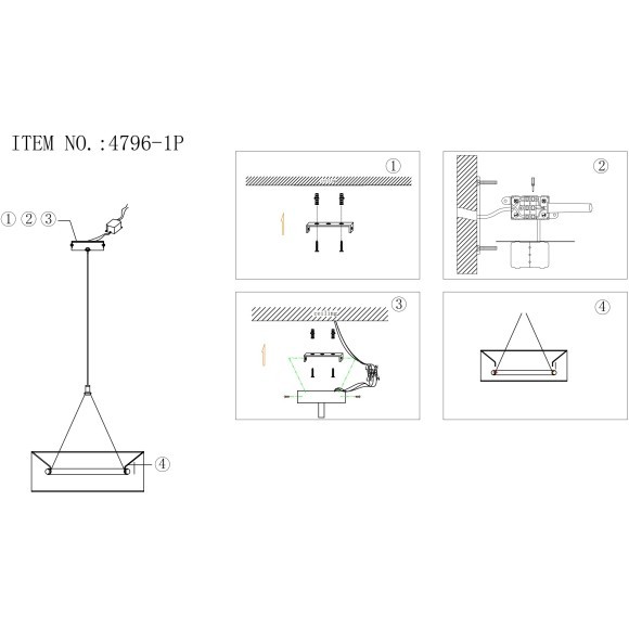 Подвесной светильник F-Promo 4796-1P Hotelero