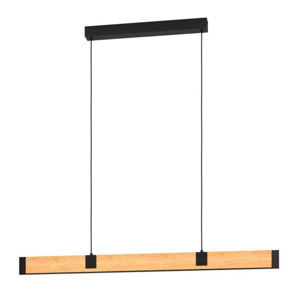 390225 CAMINARRO Светодиодная диммируемая люстра 2500Лм 3000К дерево коричневый