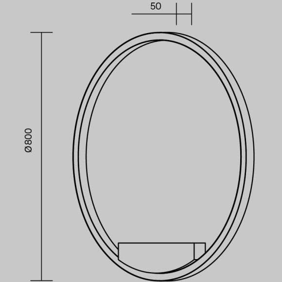 Настенный светильник (бра) Maytoni MOD058WL-L50WK Настенный светильник (бра) Maytoni MOD058WL-L50WK