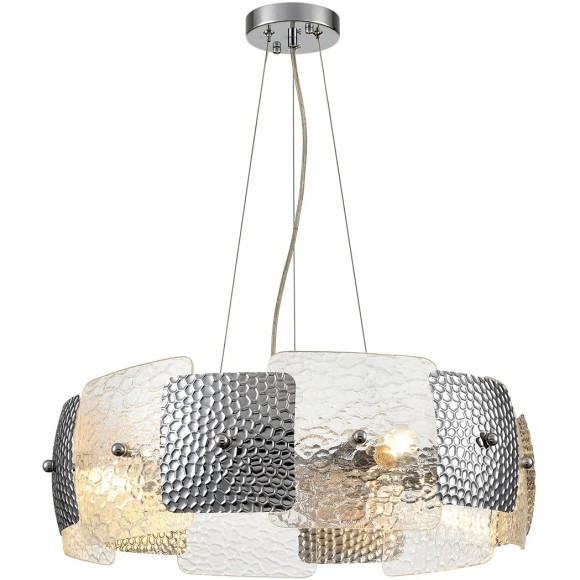 6588/6 MODERNI LN24 хром/тонированное стекло, металл/стекло Люстра подвесная E14 6*40W 220V LIBERTI