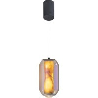 4036/00/01P Stilfort Geolight (Джеолайт) Черный подвесной светильник с прозрачным каменным плафоном LED