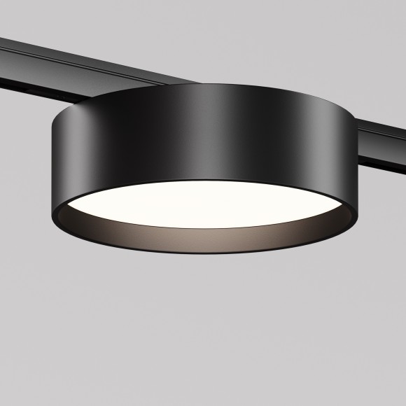 TR189-1-12W4K-B Ультратонкий трековый диммируемый по TRIAC 0/1-10V магнитный светодиодный светильник Maytoni Levity CRI90+ 4000К 630Лм 100° 12Вт