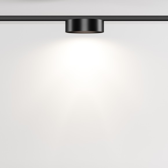 TR189-1-12W4K-B Ультратонкий трековый диммируемый по TRIAC 0/1-10V магнитный светодиодный светильник Maytoni Levity CRI90+ 4000К 630Лм 100° 12Вт