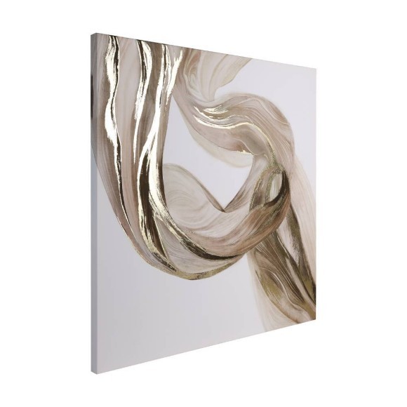 423055 ALAMINOS Картина на холсте в деревянной арматуре, эко, серый, коричневый, L1000, H1000