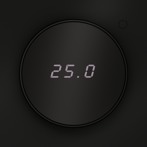 Терморегулятор электронный VOLTUM S70 с индикацией и датчиком, для теплого пола, (черный матовый)