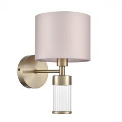 8109/1W MODERNI LN25 латунь титаниум/бежевый, металл/текстиль/стекло Бра E14 40W 220V DAMONA 8109/1W MODERNI LN25 латунь титаниум/бежевый, металл/текстиль/стекло Бра E14 40W 220V DAMONA