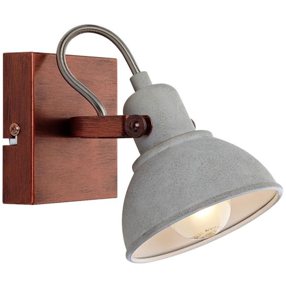 Спот настенный Lussole GRLSP-9828 DURANGO IP21 под лампу 1xE14 6W